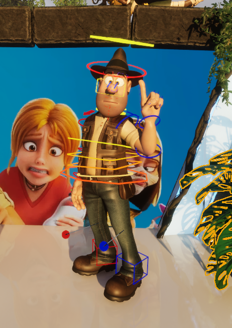 Tadeo Jones control rig over Unreal Engine's mannequin skeleton